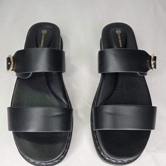 Giani Bernini Women's Gianaa Memory Foam Double Band Footbed Sandals - Picture 2 of 7